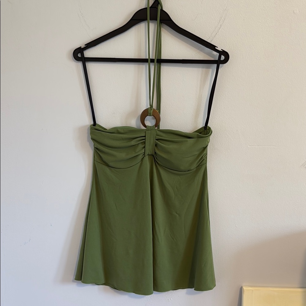 Y2K Halter Green Women's Tank Top